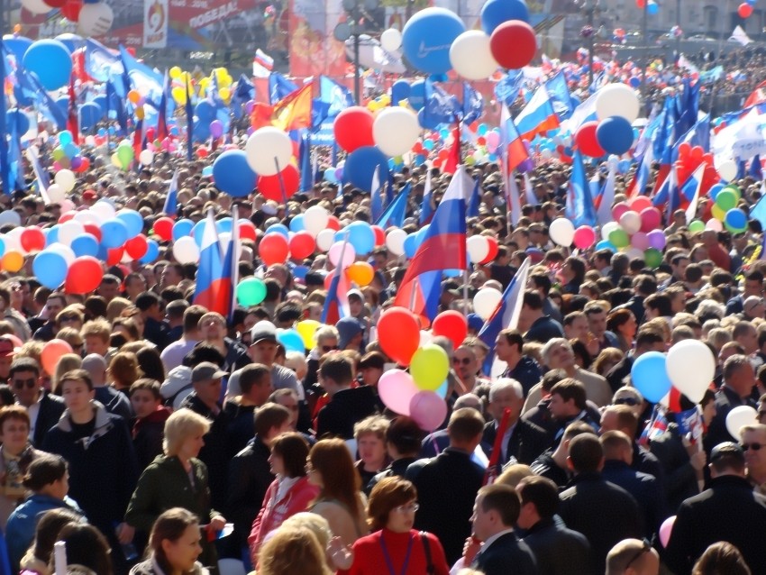 01.05.2016 Первомайское шествие на Красной площади 